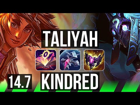 TALIYAH vs KINDRED (JGL) | Rank 3 Taliyah, Rank 7, Quadra, 69% winrate | JP Challenger | 14.7