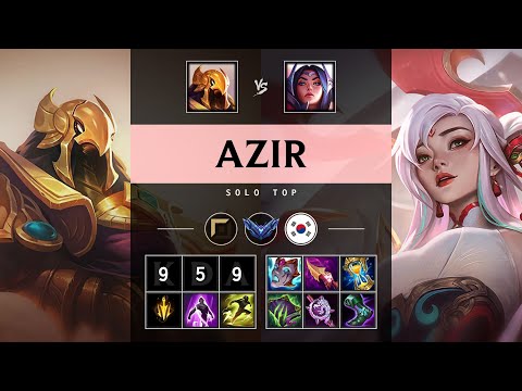 Azir Top vs Irelia - KR Diamond Patch 25.21