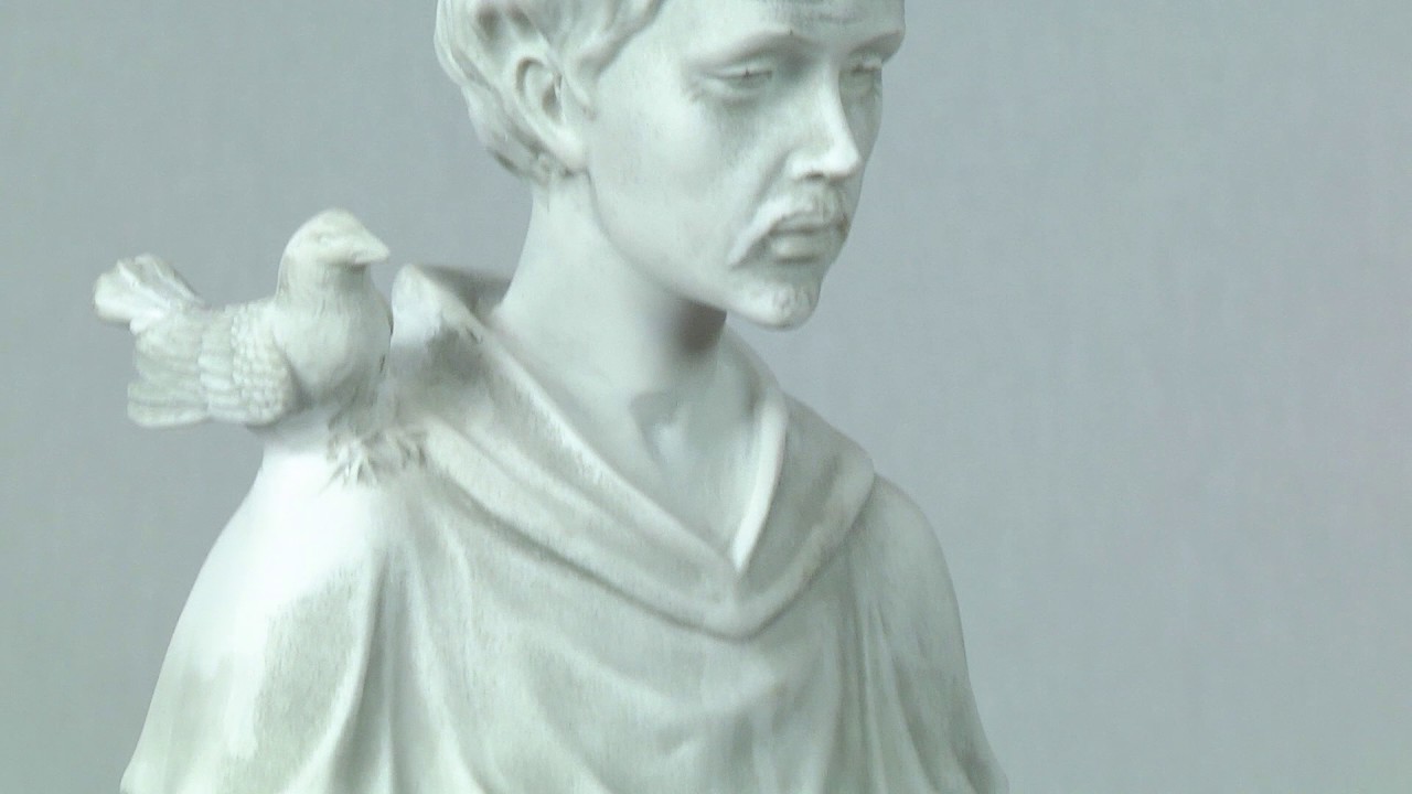 Nature's Blessed Prayer Saint Francis Sculptural Fountain Video