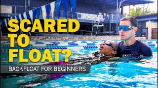 Adult Beginner Learns to Float on Back | Real Swim Lesson with Johnny Rocket