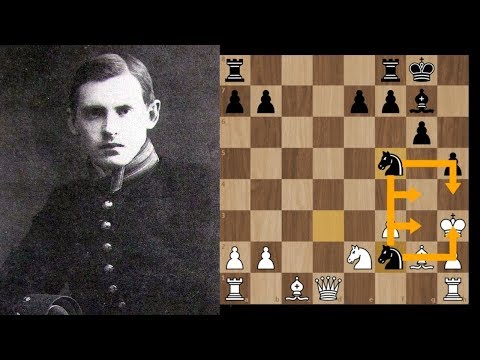 Alekhine's deadly combination / Peter Petrovich Potemkin vs Alexander Alekhine 1912