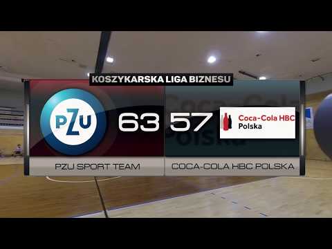 PZU Sport Team vs Coca-Cola HBC Polska - VI kolejka - I Liga Warszawa - Koszykarska Liga Biznesu