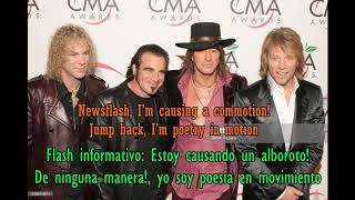 BON JOVI - Unbreakable (lyrics / subtitulado)