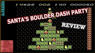 Santa's Boulder Dash Party : Homebrew from 2004 - on the Commodore 64 !! with Commentary
