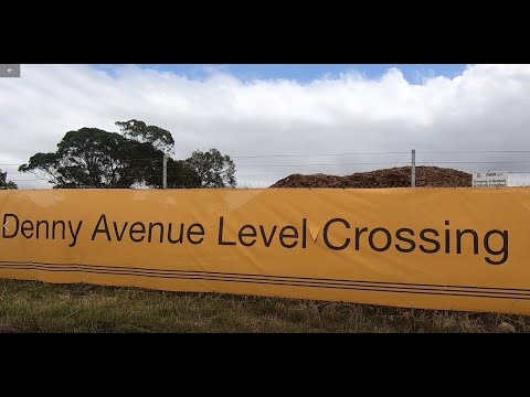 Denny Ave Level Crossing Removal Update 10 11 2020