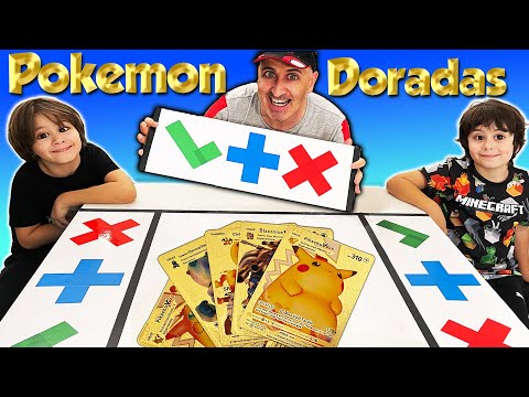 TRADEO triple de Cartas Doradas POKEMON !!