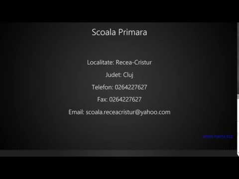 Scoala Primara Recea-Cristur