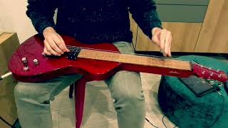 Video thumbnail for Asher Electro Hawaiian Junior Lap Steel Improvisation in open D (DADF#AD) by Jose Cruz Roldan