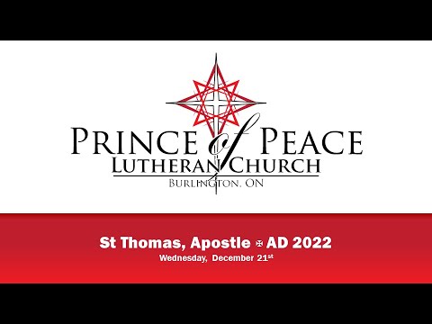 POP 2022-12-21 - Advent IV Mid Week: St Thomas - LIVE