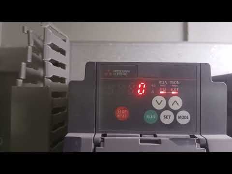 Mitsubishi vfd All parameters setting| Fr-CS84-080-60 | #cr7 #viral #machine