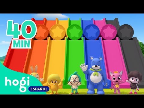 ¡Aprende los colores con tobogán y los amigos de Hogi! | Colores | +Colección | Hogi en español