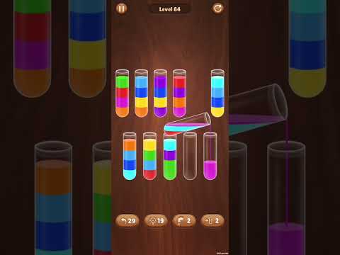 Color Water Sort Woody Puzzle Level 84 Walkthrough Solution Android/iOS