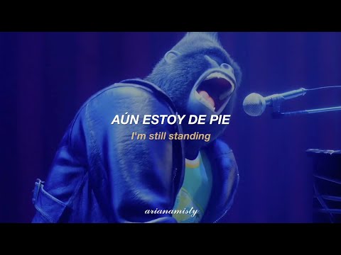 Johnny, Sing! | Taron Egerton - I'm Still Standing (sub. español + inglés) | lyrics