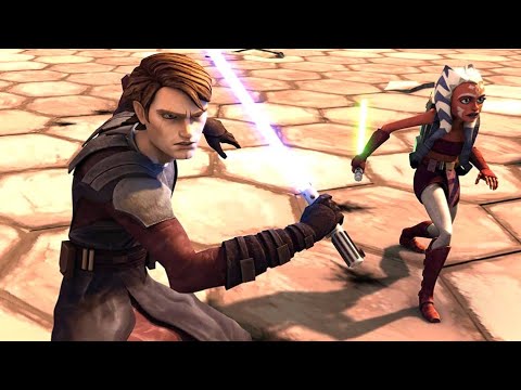 Anakin Trains Ahsoka on Christophsis [4K HDR] - Star Wars: The Clone Wars Extended 2008 Film Cut