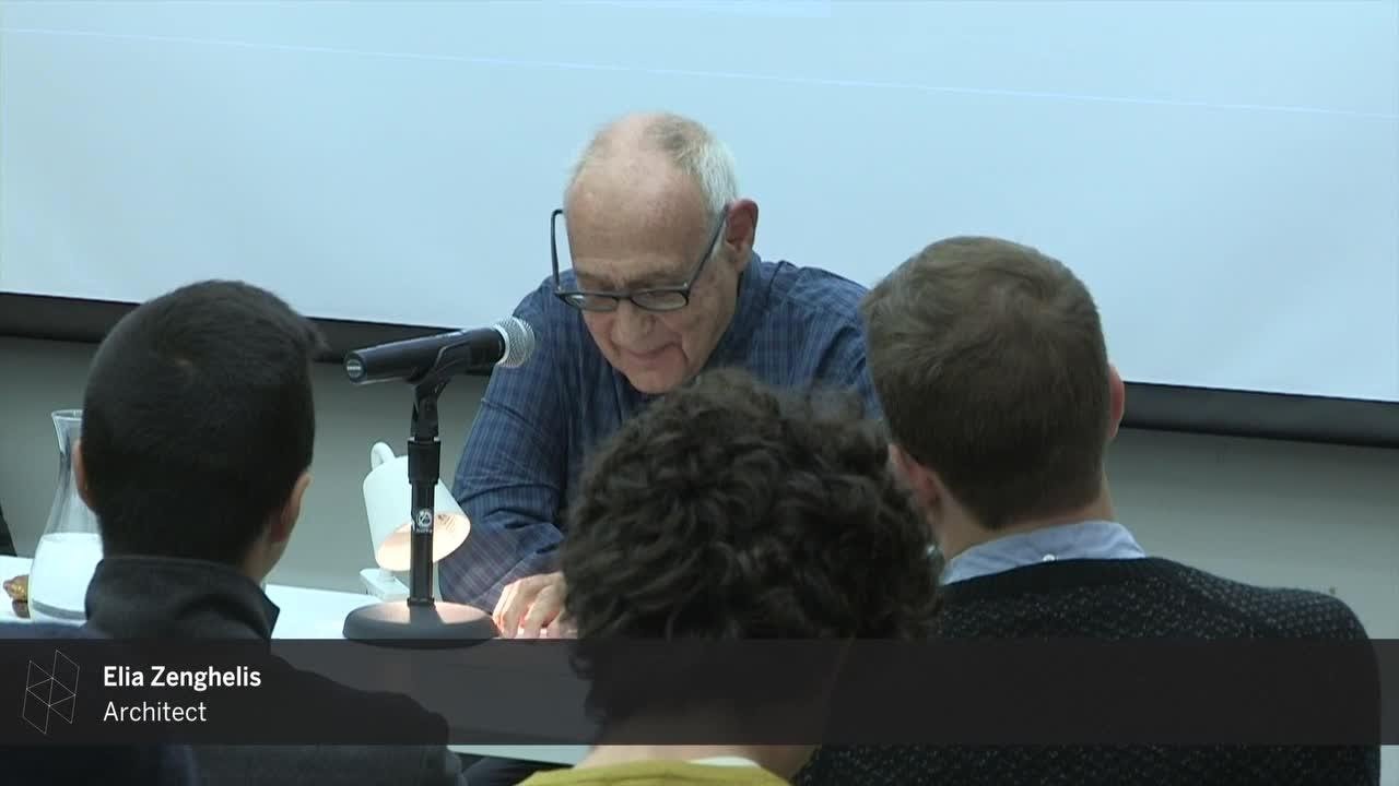 GSD Talks: Elia Zenghelis, “The Image as Story Line and Emblem”