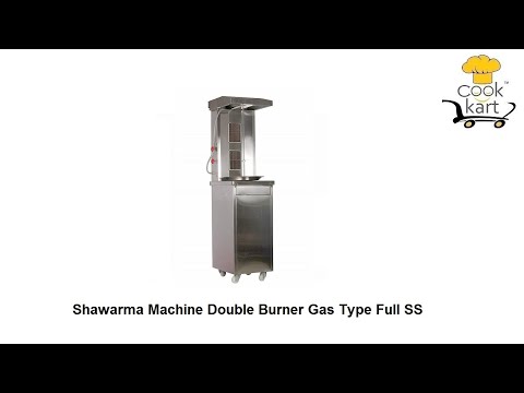 Shawarma Machine Double Burner Gas Type