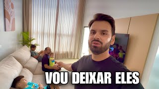 VOU SAIR DA CIDADE MAS VOU TER QUE DEIXAR MEUS FILHOS EM CASA (VOU SENTIR FALTA)