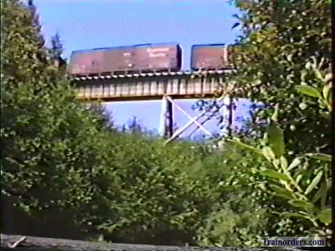 Classic Railroad Series 746 - SP 7512 West at Salt Creek, Aug 5, 1989.