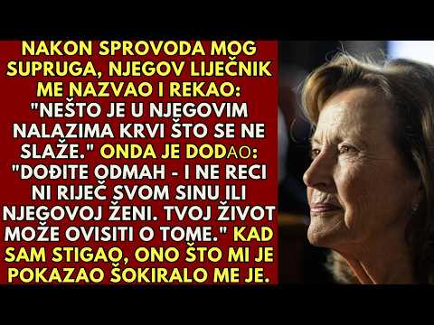 Mjesec dana nakon pogreba mog muža, njegov liječnik je nazvao: "Vaš život bi mogao ovisiti o tome"..