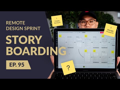 Storyboarding for Product Design Remote Design Sprint 2021
