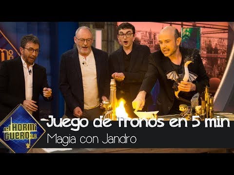 Jandro recrea toda la saga de 'Juego de Tronos' en menos de cinco minutos - El Hormiguero 3.0