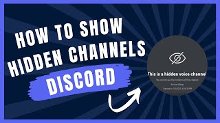 How to Show Hidden Channels In Discord (*working 2024*)