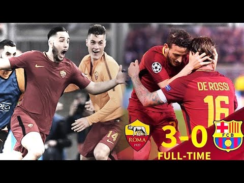 #UCL #roma Roma-Barcellona 3-0 IN TUTTE LE TELECRONACHE! Ucl 2017/18🐺