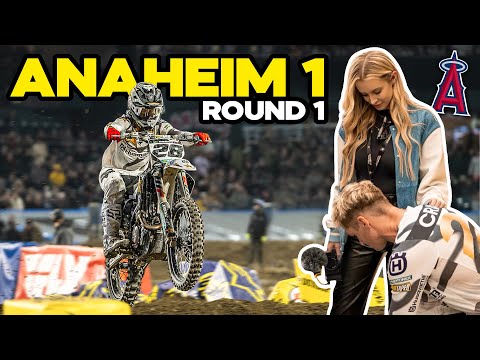 CHALLENGING NIGHT AT ANAHEIM 1 | Christian Craig Races Round 1 Supercross 2023