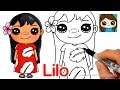 How to Draw Lilo Easy | Disney Lilo and Stitch