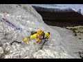 Climbing Vertical Chalk Cliffs with Ice Axes 