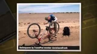 preview picture of video 'Mit dem Fahrrad durch die W Danielaundfrank's photos around San Pedro Atacama, Chile'