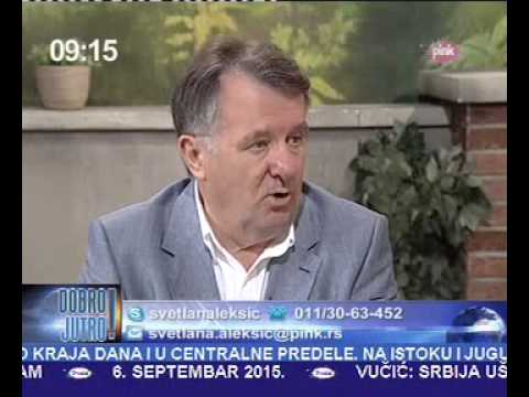 06.09.2015. TV Pink "Dobro jutro" - gost prof. dr Tomislav Jovanović