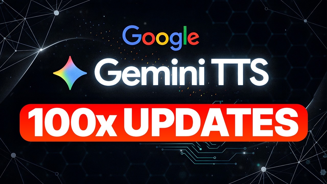New Gemini TTS AI Update is INSANE!