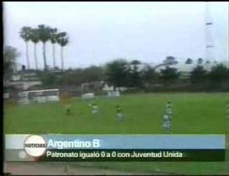 Argentino B - Juv Unida 0 - Patronato 0 (Alma y Corazón)