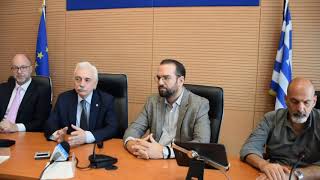 Συνάντηση με τον Πρόεδρο του Ε.Ε.Σ Αντώνιο Αυγερινό