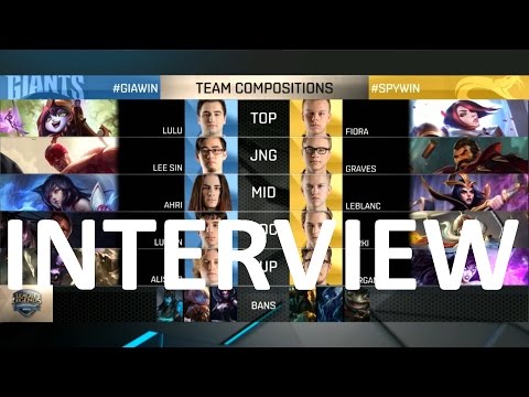 GIA vs SPY Post Game Interview