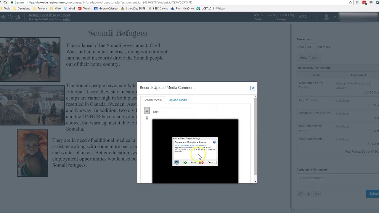 Canvas - Using SpeedGrader