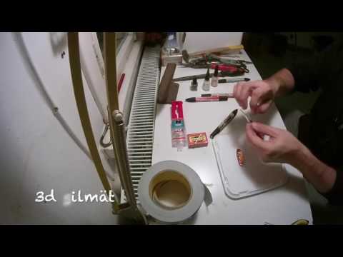 Taimenlusikka putkesta osa3 maalaus