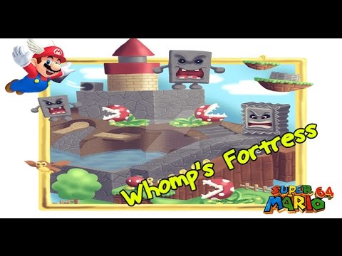 Let's Play - Super Mario 64 - Couse 2 - Whomp's Fortress