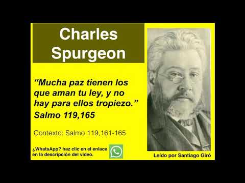 Salmo 119,165. Devocional de hoy. Charles Spurgeon en español.