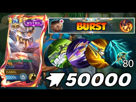MOONTON THANKS FOR NEW CLINT FULL BURST BUFFED BUILD! | CLINT NEW BEST 1 HIT BUILD 2025!