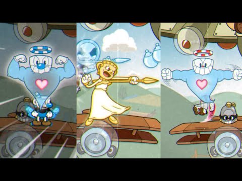 Cuphead Vs. Mugman Vs. Ms.Chalice - Superpower Cuphead DLC