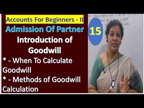 1 Valuation of Goodwill Introduction From Advanced Accounting