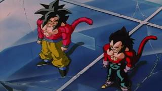 DragonBall GT - Goku & Vegeta Fuse ~ Gogeta SSJ4 (Remastered 720p HD) [Original]