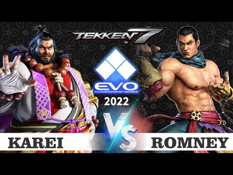 Karei (Genryu) VS Romney (Feng) - EVO 2022 - Tekken 7 - Winner Pools