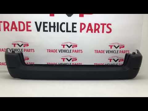 Fits Citroen Berlingo 1998-2008 Rear Bumper Black Without Sensor Holes video