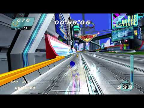 Sonic Riders Tournament Edition 1.3 | Metal City | Sonic (Blue Star 2) - 1'46"93