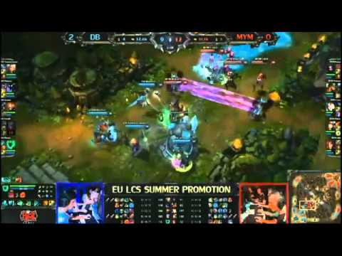 DB VS MYM Shushei Karthus Game 3   EU LCS Summer Promotion   Fan Made HLs MUST SEE