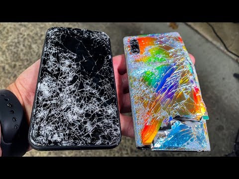 iPhone 11 vs Galaxy Note 10 Drop Test! Which Phone is More Durable?!