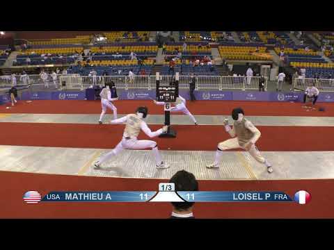 2021 140 T64 07 M F Individual Doha QAT GP 6 LOISEL FRA vs MATHIEU USA